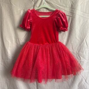 Joy Costumes Red Velvet and Tulle dress